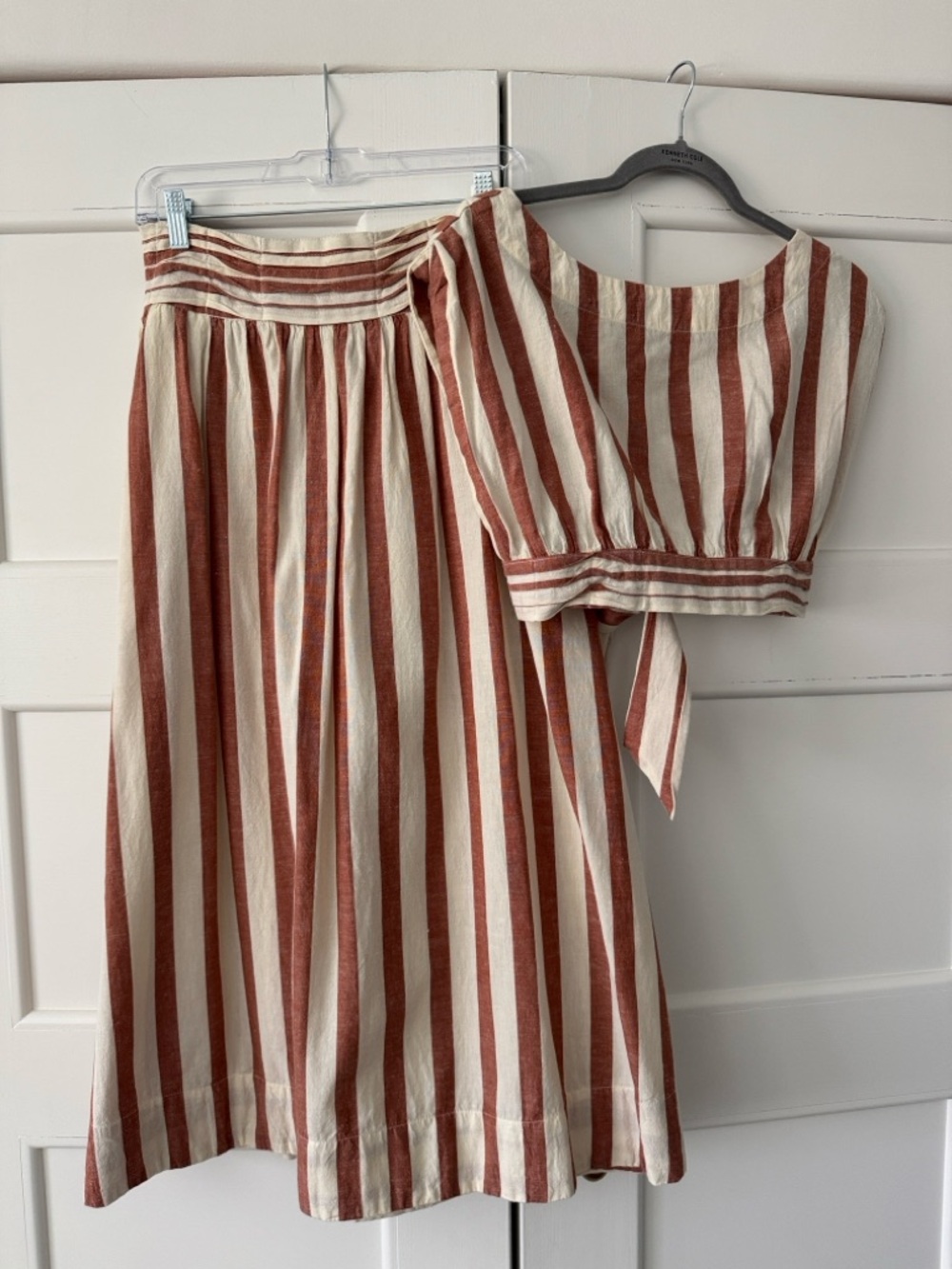 Free People Striped Coord Skirt Set Size Small